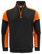 Load image into Gallery viewer, Bicolour Half Zip Sweatshirt