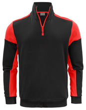 Load image into Gallery viewer, Bicolour Half Zip Sweatshirt