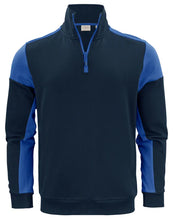 Load image into Gallery viewer, Bicolour Half Zip Sweatshirt