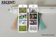 Load image into Gallery viewer, Custom Metal Photo Bookmark - Personalised with your Photos or Text