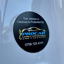 Load image into Gallery viewer, Cleaned & Protected Stickers