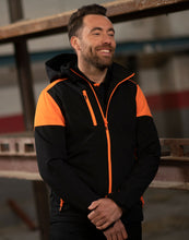 Load image into Gallery viewer, Bicolour Softshell Jacket with Detachable Hood
