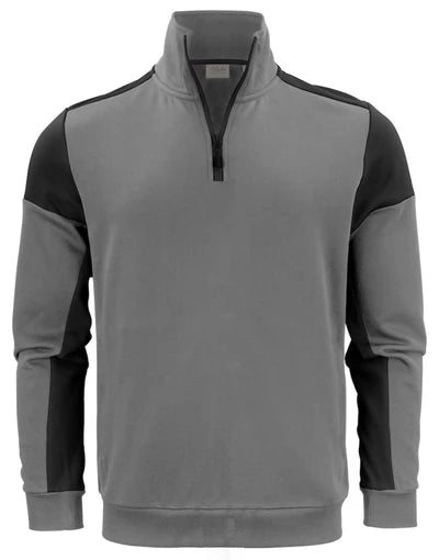 Bicolour Half Zip Sweatshirt