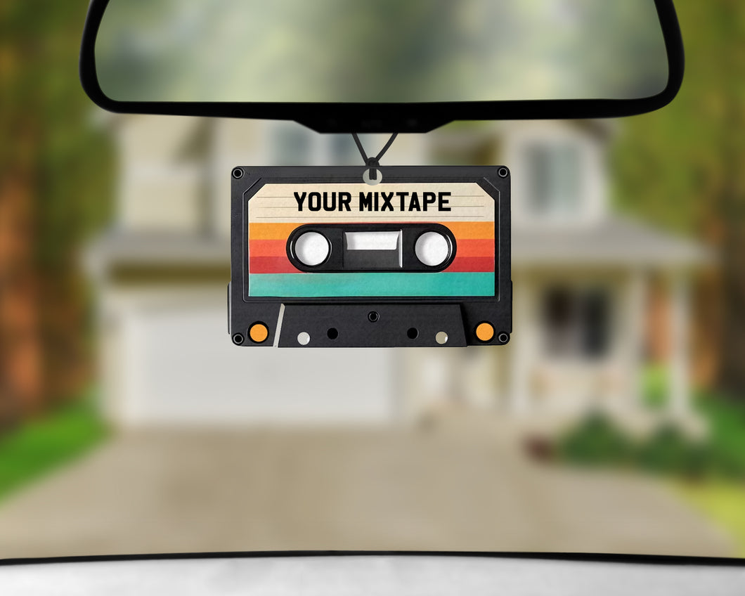 Custom Mix Tape Air Freshener