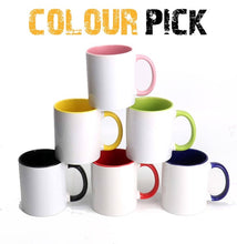 Load image into Gallery viewer, 11oz Coloured Handle and Inner Mug

