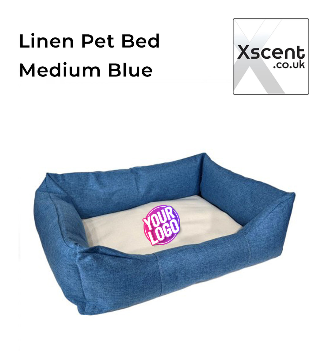 Linen Pet Bed - Add Your Logo!