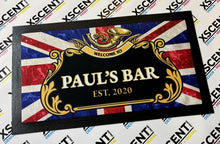 Load image into Gallery viewer, Personalised Bar Runner &amp; Beer Mat Set
