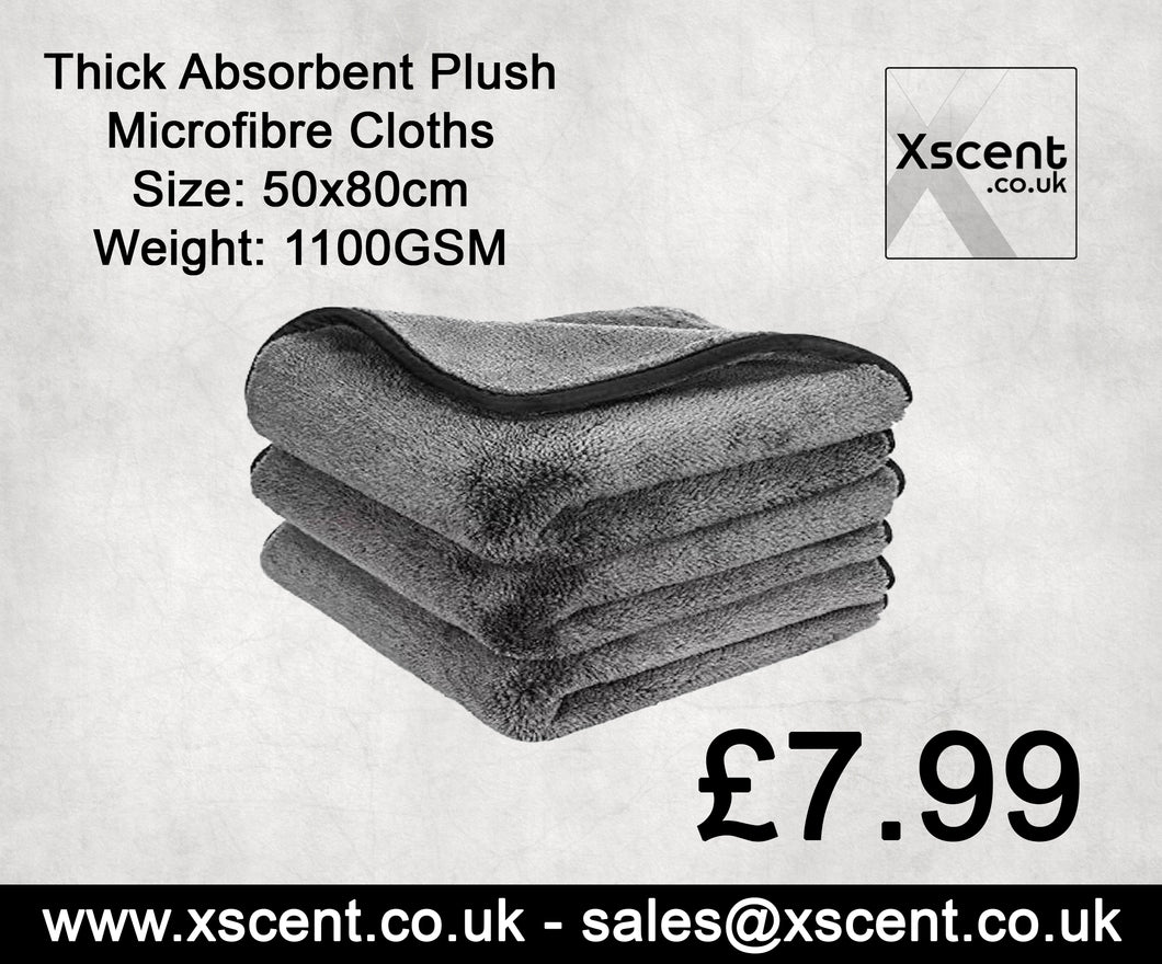 Thick Absorbent Plush Microfibre Cloth